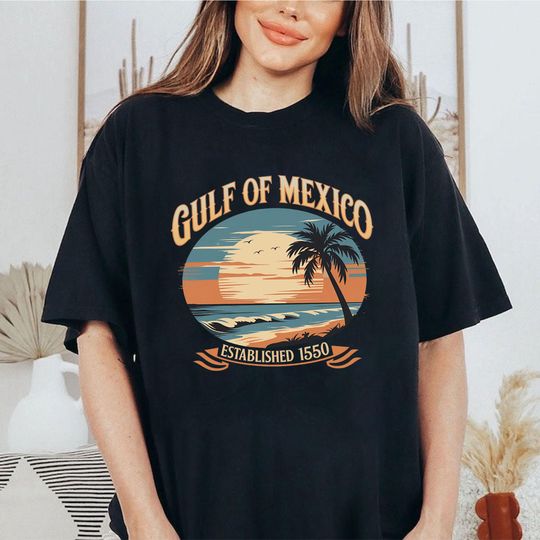 Gulf of Mexico Shirt, Gulf of Mexico Shirt, Patriotic Shirt, Mexico Map Shirt, Democrat Shirt, Anti Facist Shirt