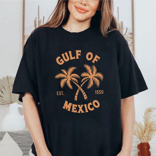 Vintage Gulf of Mexico Shirt, Gulf of Mexico Shirt, Patriotic Shirt, Mexico Map Shirt, Democrat Shirt, Anti Facist Shirt