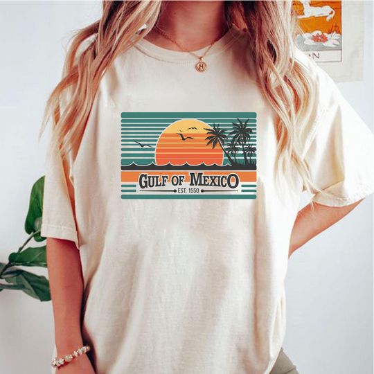 Gulf of Mexico Shirt, Gulf Coast Shirt, Texas Albm Mississippi Florida Beach Mexico Shirt, Gift Shirt