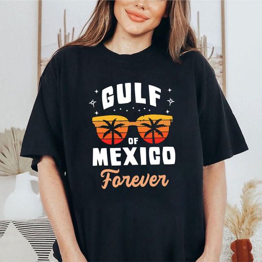Gulf of Mexico Forever Shirt, Gulf Coast Apparel, Texas Albm Mississippi Florida Beach Tee, Gift for Mexico Fans