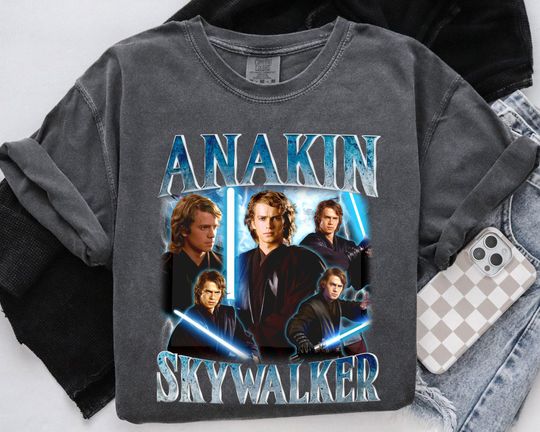 Anakin Skywalker Shirt, Anakin Skywalker Vintage 90' Star Wars Day T-Shirt