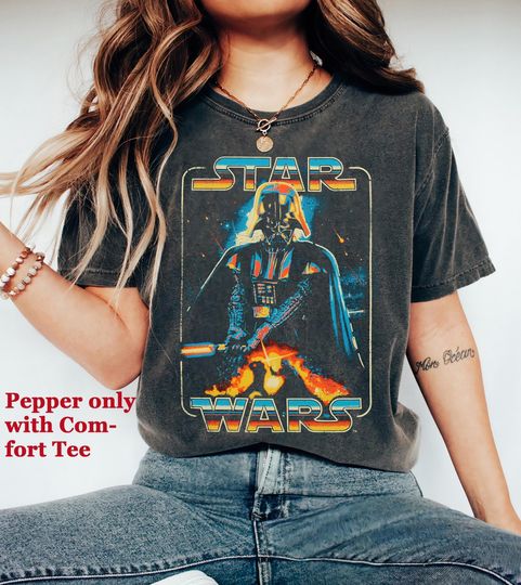 Star Wars Vintage Darth Vader vs Luke Skywalker T-Shirt, Star Wars Darth Vader Shirt, Disneyland Family Matching Shirt, Galaxy's Edge Shirt