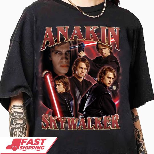 Anakin Skywalker Shirt | Anakin Skywalker Vintage 90' Shirt | Anakin Skywalker Classic Vintage Bootleg Shirt | Anakin Skywalker Tee