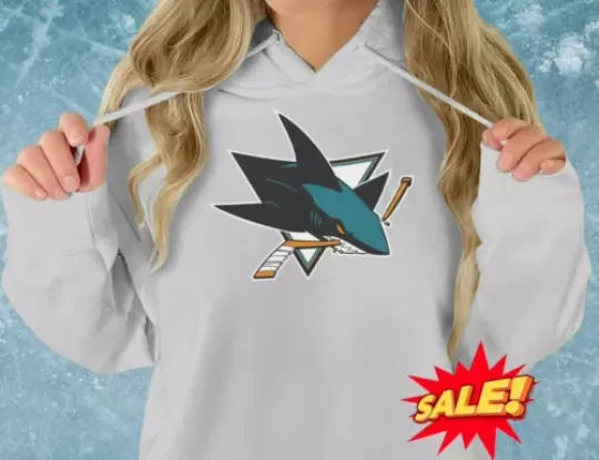 San Jose~Sharks Pullover Hoodie, Size s-5xl, Hockey Playoffs Game Day Hoodie