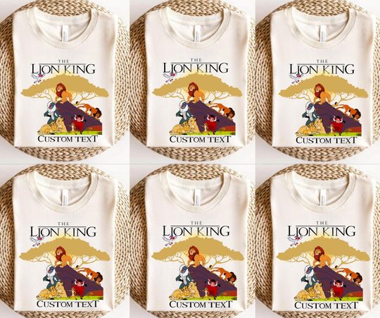 Custom Lion King Birthday Shirt, Disney Safari Shirt, Animal Kingdom Shirt, Family Vacation Shirts, Birthday Boy/Girl, Hakuna Matata Shirt