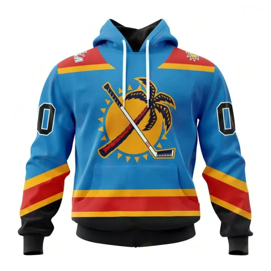 Florida Panthers Reverse Retro Kits Hoodie Custom Name Number Hooded
