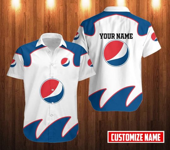 Pepsi Hawaiian Shirt, Pepsi Fan, Summer aloha vacaion Shirt