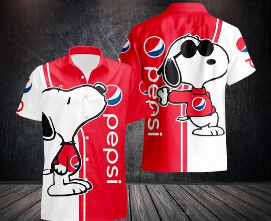 Pepsi Hawaiian Shirt, Pepsi Fan, Summer aloha vacaion Shirt