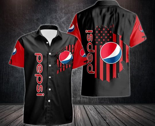 Pepsi Hawaiian Shirt, Pepsi Fan, Summer aloha vacaion Shirt