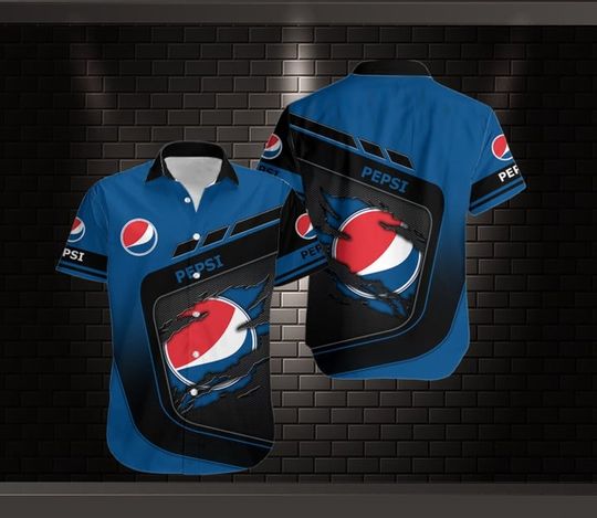 Pepsi Hawaiian Shirt, Pepsi Fan, Summer aloha vacaion Shirt