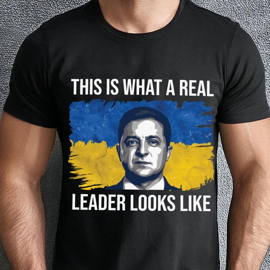 Zelensky Shirt, I Stand with Ukraine Shirt, Support Ukraine Shirt, Ukrainian Solidarity, Anti Trump Shirt, Logo on Zelensky Shirt