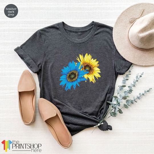 Sunflower Ukraine, Proud Ukrainian T-Shirt, Pray for Ukraine Tee, No War Ukraine, Zelensky, Ukraine Military Shirt, Ukraine Trident Shirt