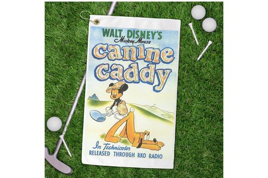 Disney Inspired Golf Towel - Mickey Mouse Golf Towel for Golfing Enthusiasts, Sports Towel, Golfing Gear, Golf Accessories, Golf Gift