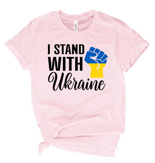 I Stand With Ukraine Shirt, Ukraine Support Outfit, Ukraine T-shirt, Ukraine Emblem Shirt, Ukraine Symbol Tee, Ukraine Gift Tee, Peace Shirt
