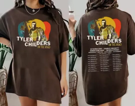 Tyler Childers On The Road 2025 Tour Shirt, Tyler Childers Concert 2025 T-Shirt