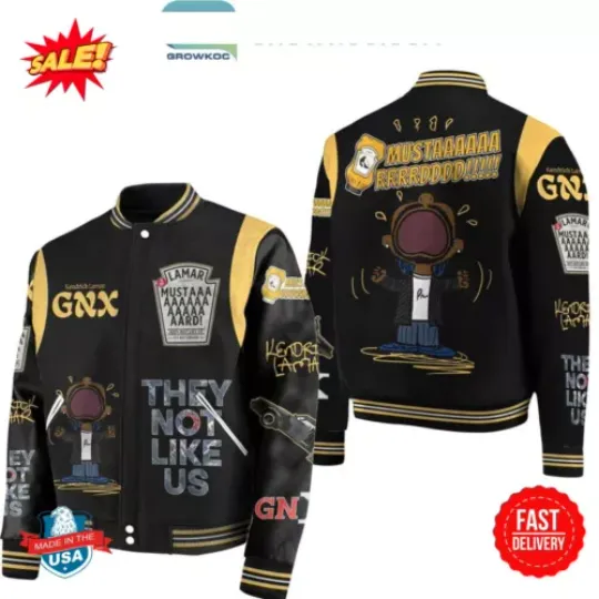 Kendrick Lamar Mustard Not Like Us It’s Not Enough Baseball Jacket