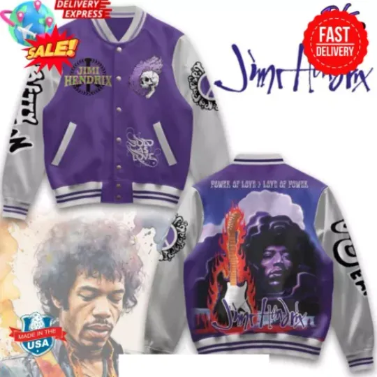 Jimi Hendrix Limited Edition Baseball Jacket