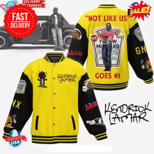 Kendrick Lamar Mustard Special Baseball Jacket