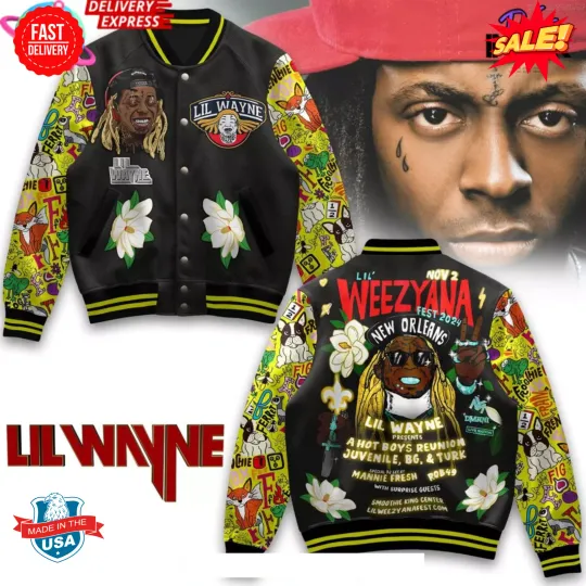 Lil Wayne Weezyana Special Edition Baseball Jacket