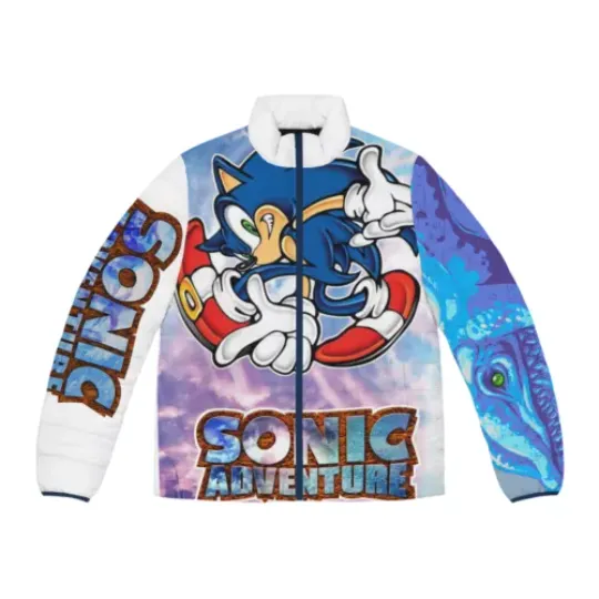 Sonic the Hedgehog Men's Puffer Jacket (AOP)