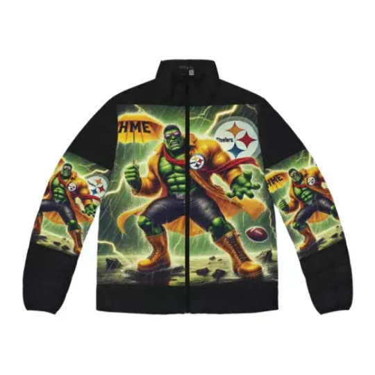 Men's Jacket - Pittsburgh Steeler Hulk Fusion Design