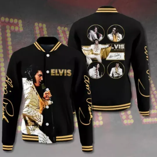 Elvis Presley Varsity Jacket – Baseball Jacket