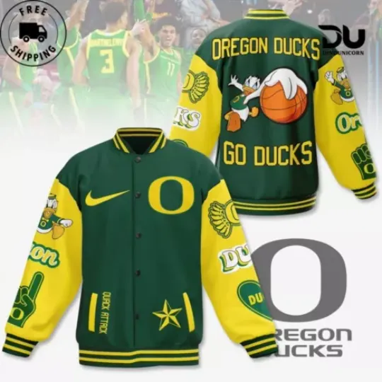 Duck Basketball Bomber Jacket