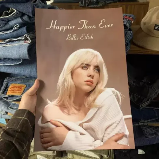 Billie Eilish ‘Happier Than Ever’ Poster