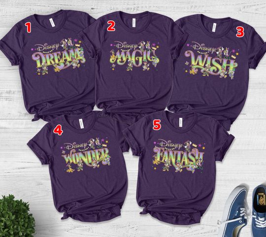 Disney Mardi Gras Family Shirt, Disney Mardi Gras Shirt,ColorFul Disney Mardi Gras Group Shirt,Mardi Gras 2025 Shirt,Funny Mardi Gras