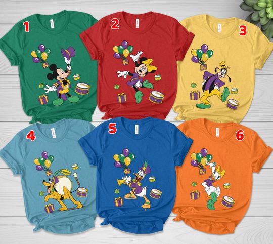 Mickey Friends Mardi Gras 2025 Shirt, Disney Falls On Tuesday Shirt, Disney Mardi Gras Festival Shirt, WDW Mardi Gras Carnival Tee