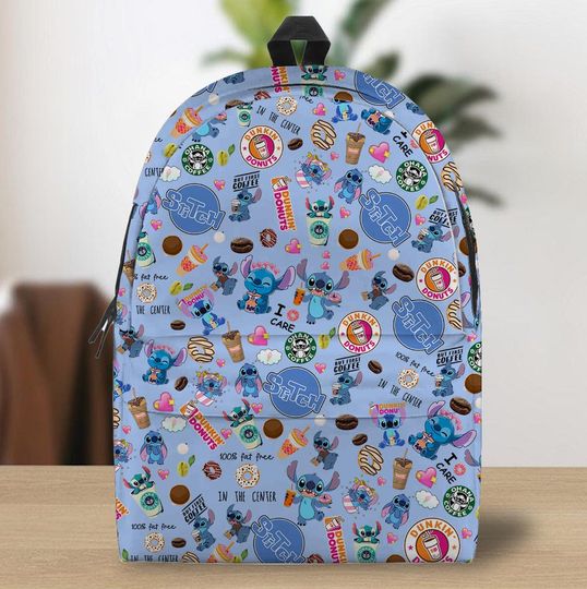 Disney Lilo and Stitch Backpack, Stitch School Bag, Laptop Backpack,  Gift