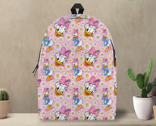 Daisy Duck Backpack, Daisy Duck School Bag, Laptop Backpack