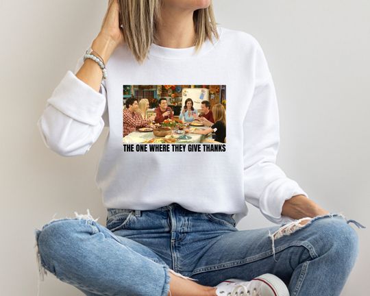 Friends Thanksgiving Sweatshirt, Friends Turkey Sweatshirt, Thanksgiving Day Sweatshirt, Friends Tv Show, Friends Fan, Turkey Day
