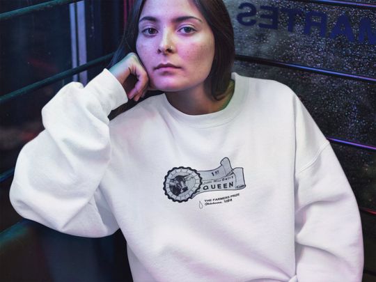 Friends Merch | Rachel Green Dairy Queen Sweatshirt | Rachel Green Merch | Friends TV Show Sweatshirt | Rachel Green Clothing | 90s | Queen