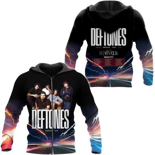 Deftone Tour 2025 North America Fresh Water Hoodie