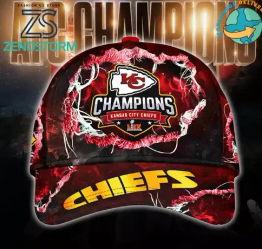 Kansas City Chiefs Back To Back Champions Super Bowl Lix Cap