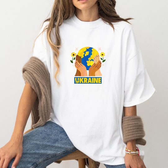 CC Sunflower Ukraine, Proud Ukrainian T-Shirt, Pray for Ukraine Tee, No War Ukraine, Zelensky, Ukraine Military Shirt, Ukraine Trident Shirt
