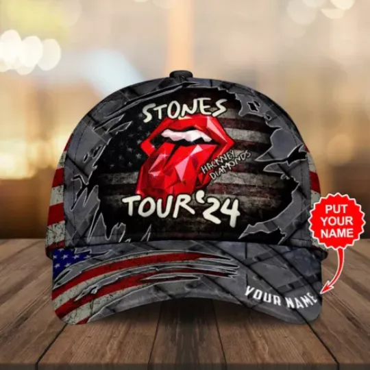 Personalized The Rolling Stones Classic Cap – Customizable for Fans, Trendy Cap