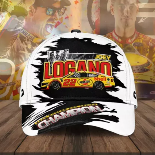 NASCAR Fan Edition - Joey Logano Classic Cap, Adjustable Strapback Cap