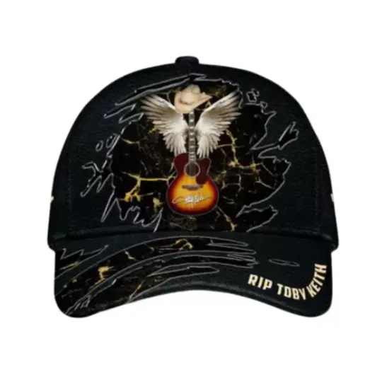 Rip Toby Keith Classic Cap – Country Music Style, Adjustable Strapback Cap