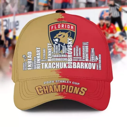 Florida Panthers 2024 Stanley Cup Champions Cap – Limited Fan EditionTrendy Cap