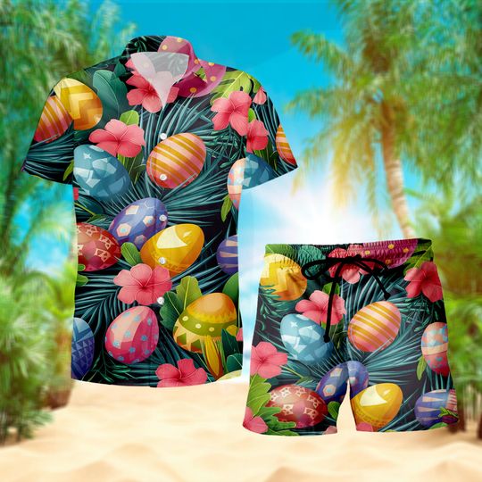 Easter Egg Hawaiian Shirt Men Women Kid Youth, Easter Egg Hawaiian Shirt for Men Women, Festive Holiday Clothing, Easter Gifts Idea