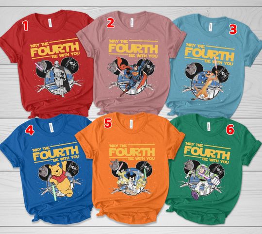 May The Fourth Be With You T-Shirt, May the 4th Be With You, Humor Shirt, Galaxy Shirt, Fandom Shirt, Fathers Day Gift, Group Shirt