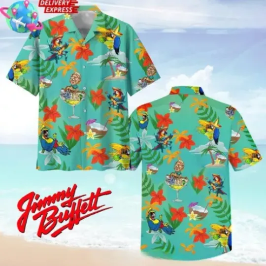 Jimmy Buffett Summertimer Hawaiian Shirt