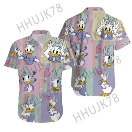 Daisy Duck Hawaiian Shirt Gift For Your Girlfriend Boyfriend Gift For Love Gift