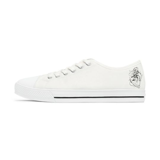 Reaper's Inc - Women's Low Top Sneakers (white version)