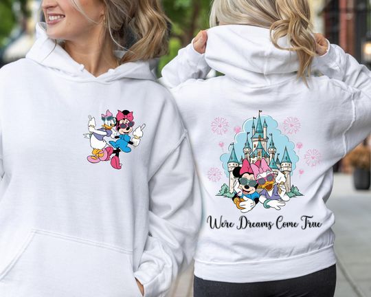 Minnie And Daisy Besties Hoodie, Disney Best Friends Hoodie, Gift For Bestie, Matching Besties Hoodie, Disney Lover, Best Friends Gift