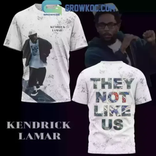 Kendrick Lamar They Not Like Us 2024 Single 3D T-Shirt Hot new