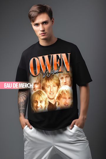 OWEN WILSON TEES / Owen Wilson Vintage Shirt / Owen Wilson 90s Tshirt / Owen Wilson Retro Merch / Owen Wilson Homage / Owen Wilson Fans Gift