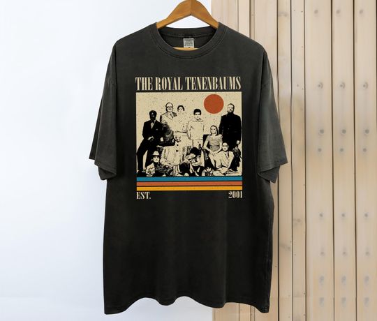 The Royal Tenenbaums Shirt, Wes Anderson Movie Shirt, Movie Shirt, Vintage T-Shirt, Retro Shirt, Classic Movie Shirt, Gifts for him